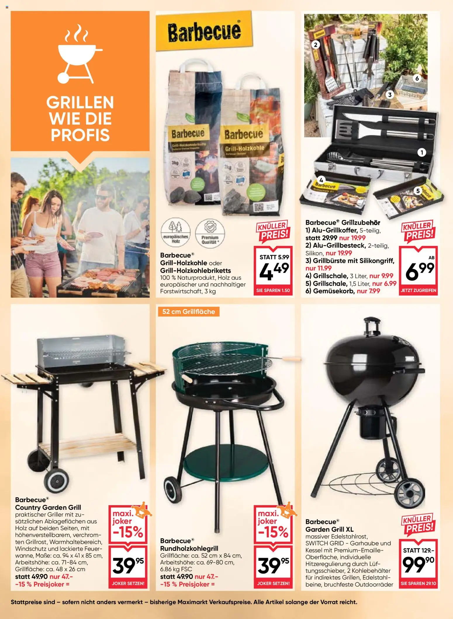 Maximarkt Outdoor Träume gültig ab 23.03.2026 | Seite: 10 | Produkte: Grill
