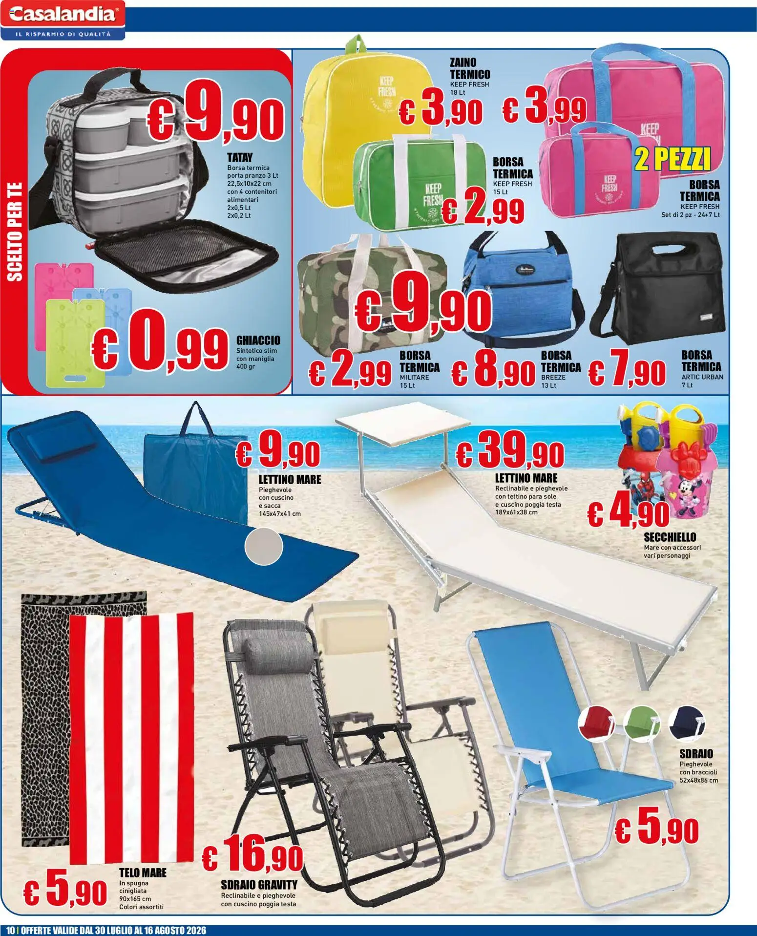 Volantino Casalandia del 30/07/2026 | Pagina: 10