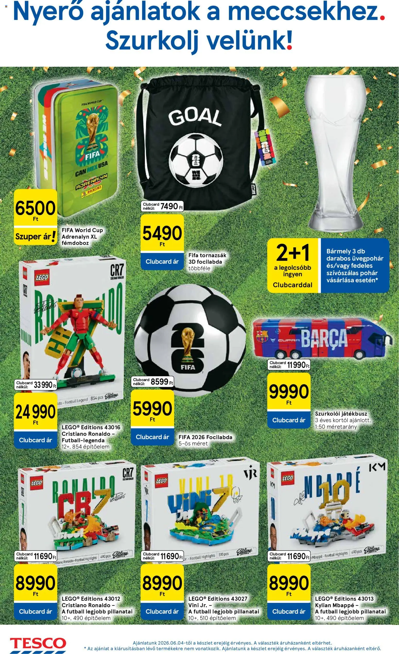 Tesco akciós ujság - amely érvényes a következő dátumtól: 04.06.2026 | Oldal: 34 | Termékek: Pohár