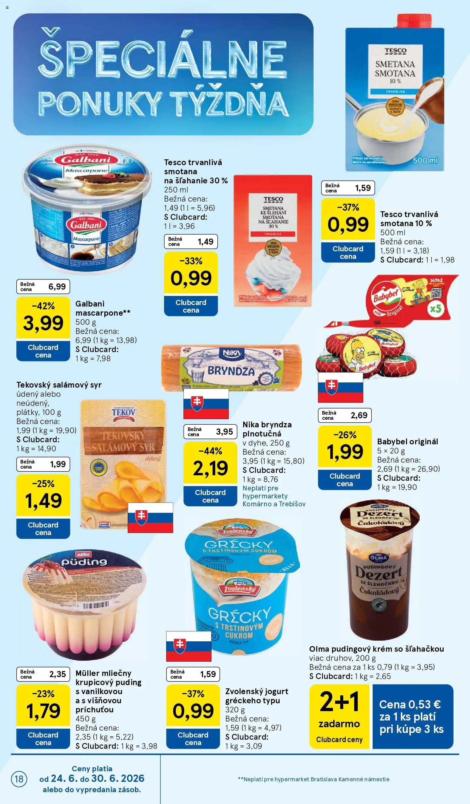 Nové Tesco akcie – leták je platný od 24.06.2026 | Strana: 18