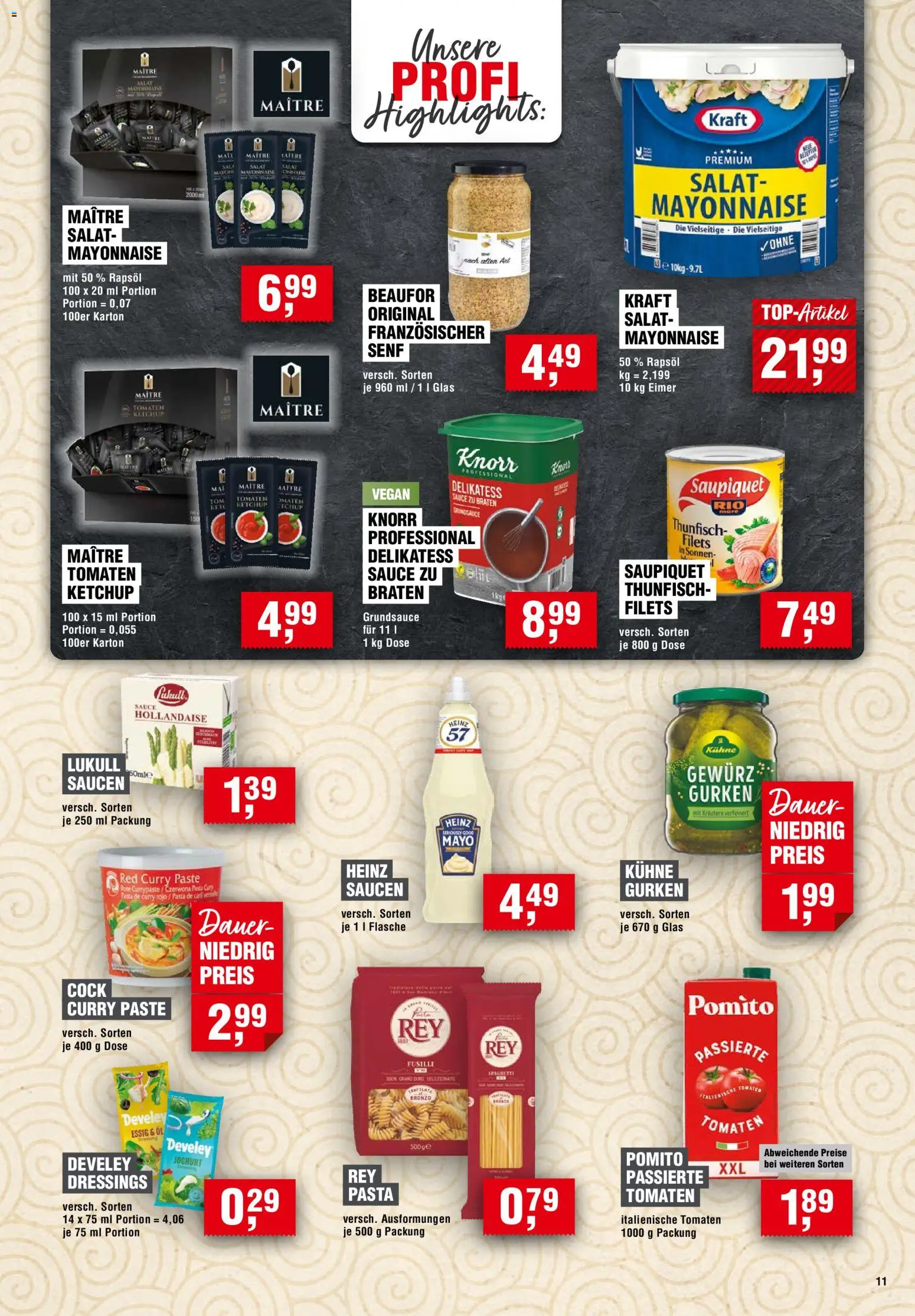 Handelshof Prospekt – gültig ab 22.10.2026 | Seite: 11 | Produkte: Joghurt, Thunfisch, Tomaten, Salat