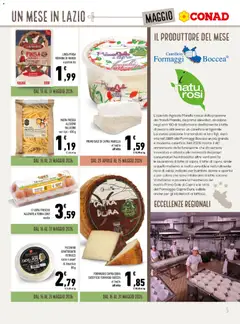 Anteprima del volantino PECORINO GRATTUGIATO PETRUCCI cacio e pepe/ di Amatrice, Pecorino grattugiato Petrucci cacio e pepe/ di Amatrice 80 g valido a partire dal 29.04.2026 | Pagina: 5