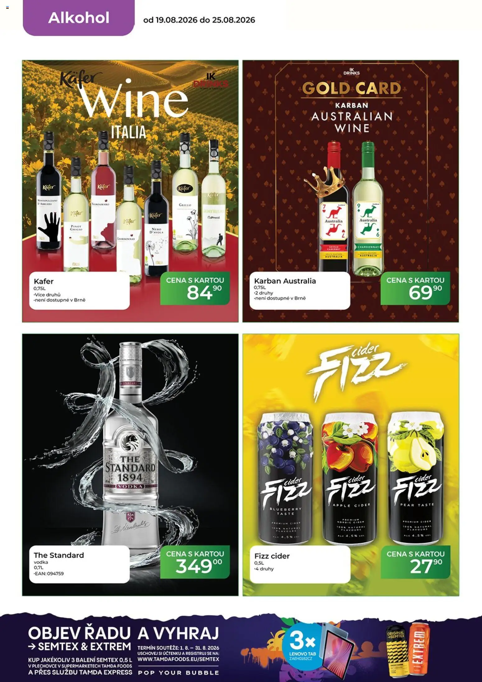 Tamda Foods leták od 19.08.2026 | Strana: 16 | Produkty: Cider, Apple, Semtex, Alkohol