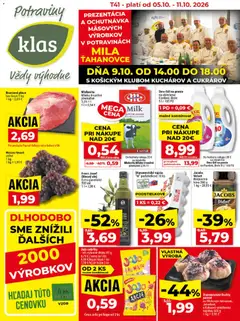 Klas leták platný od 05.10.2026