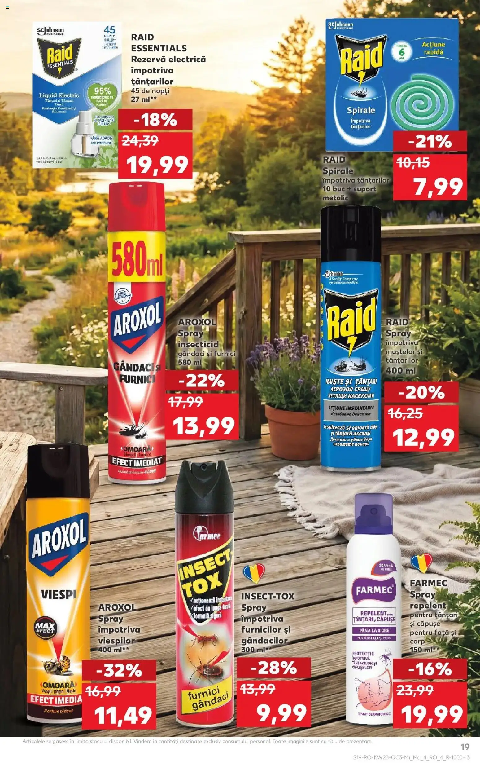 Noul catalog Kaufland – valabil de la 03.06.2026 | Pagină: 19 | Produse: Parfum, Spray insecticid