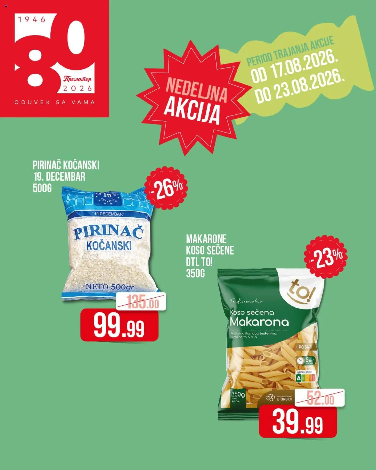 Metalac Proleter katalog - važi od 17.08.2026 | Strana: 3 | Proizvode: Pirinač