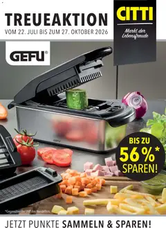 CITTI Markt Treueheftaktion ab 22.07.2026 gültig