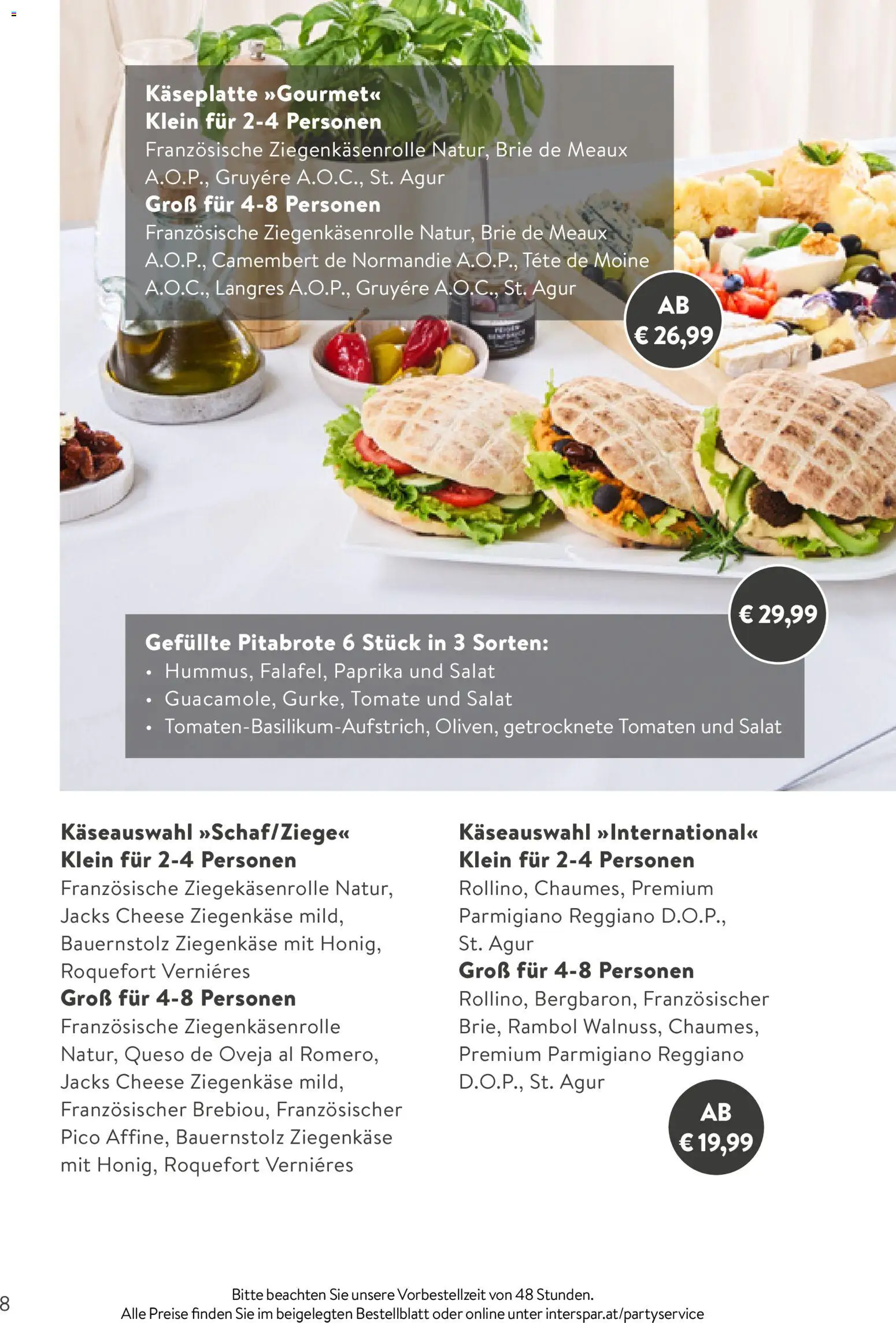 Interspar Party Service gültig ab 26.01.2026 | Seite: 8 | Produkte: Salat, Tomaten