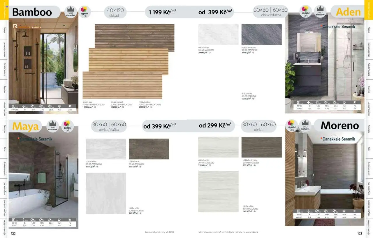 Siko koupelny katalog Koupelny 2025/2026 od 14.10.2025 | Strana: 62 | Produkty: Osvětlení, Dlažba, Wc