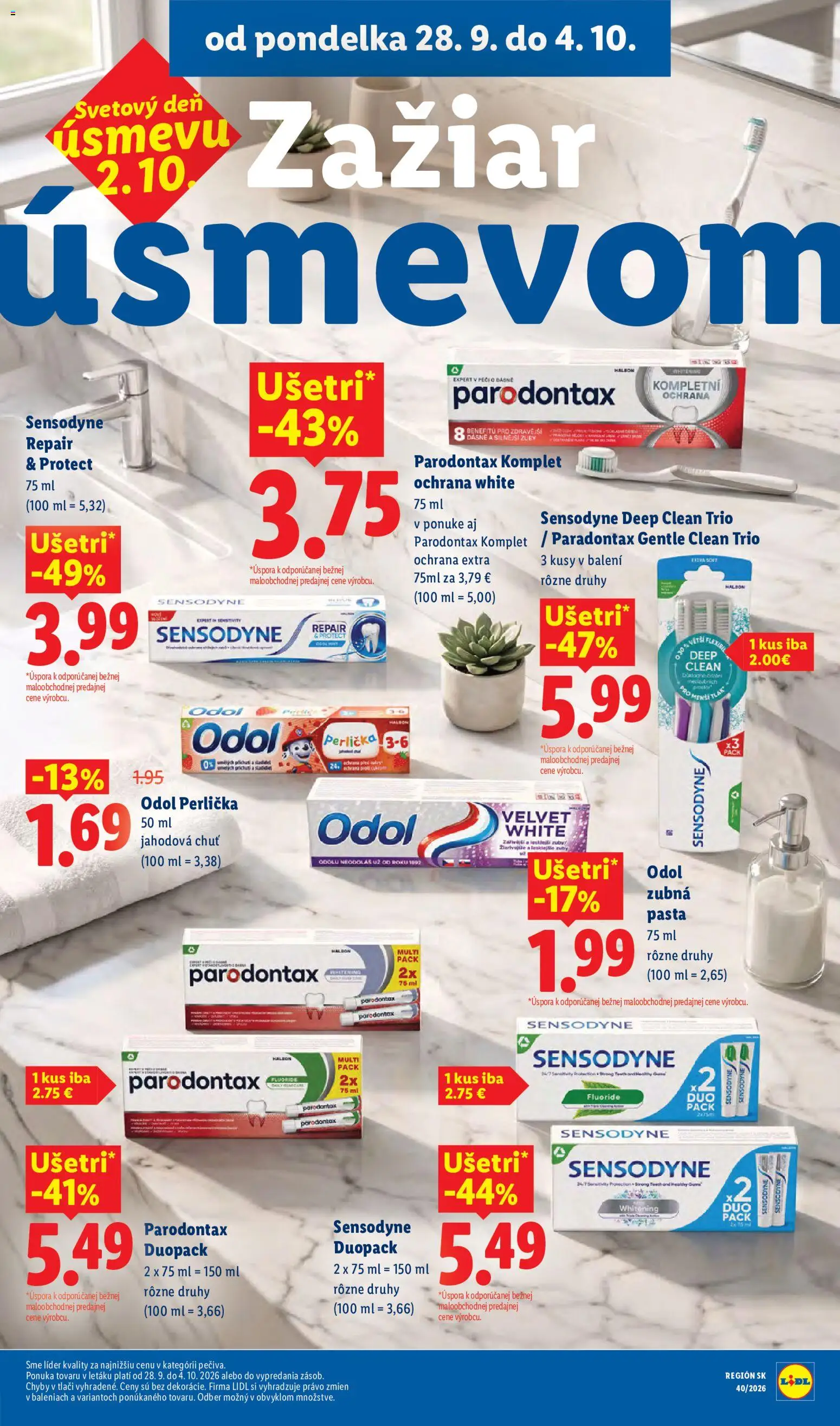 Nové Lidl akcie – leták je platný od 28.09.2026 | Strana: 45