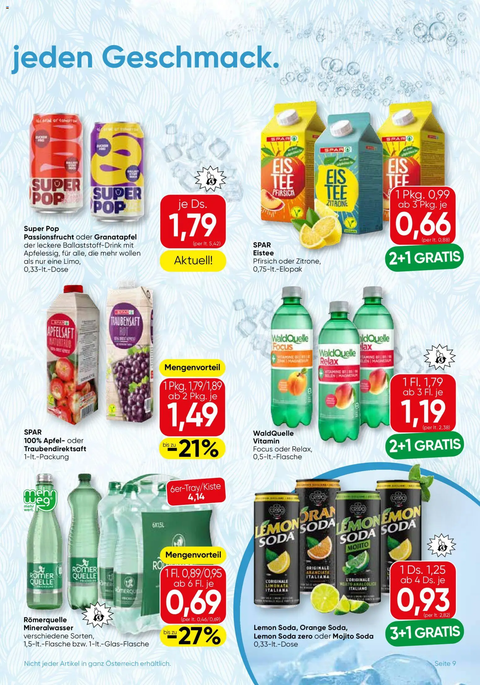 SPAR Gourmet Flugblatt gültig ab 27.08.2026 | Seite: 9
