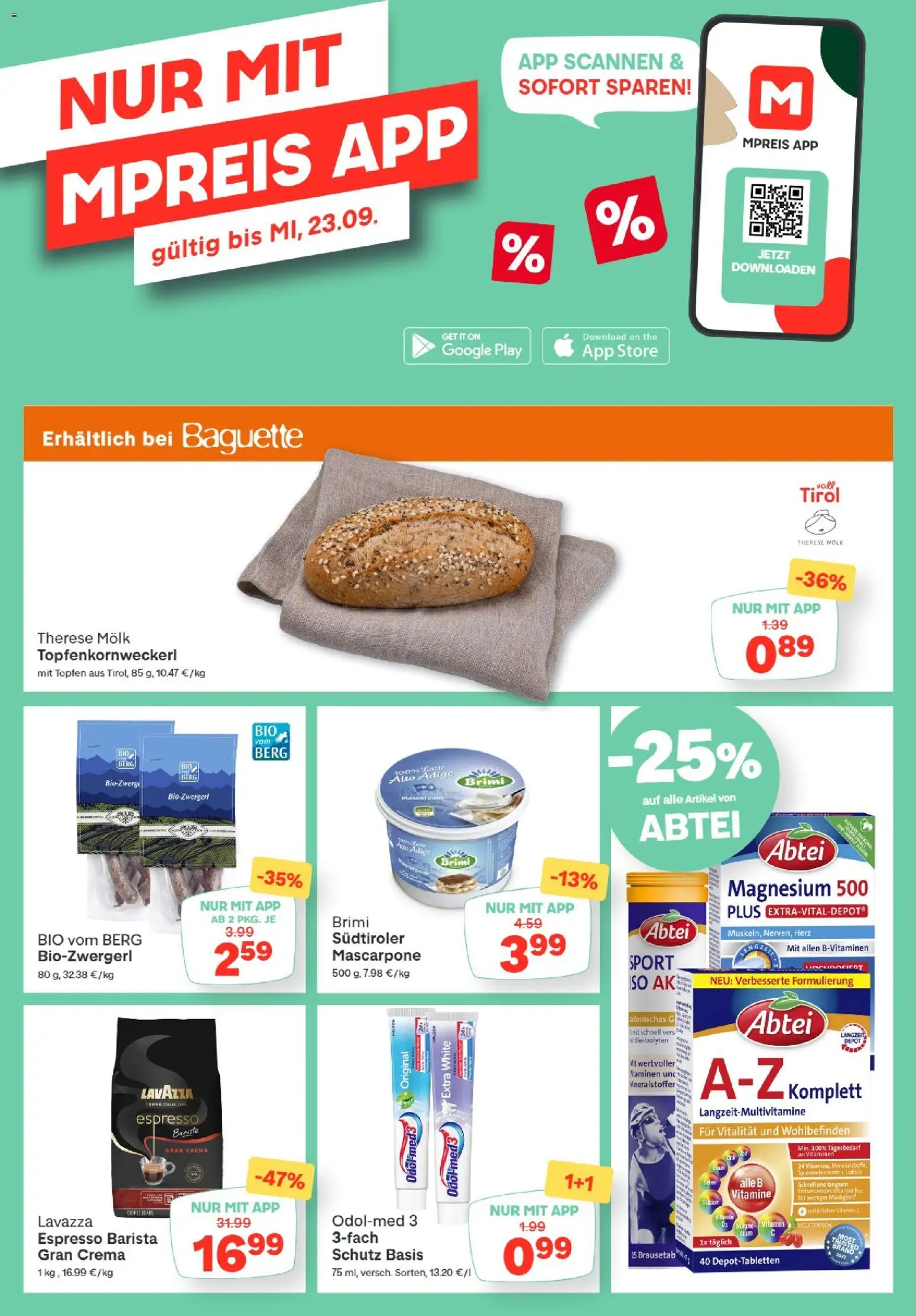 MPREIS Altenmarkt im Pongau gültig ab 10.09.2026 | Seite: 13 | Produkte: Baguette