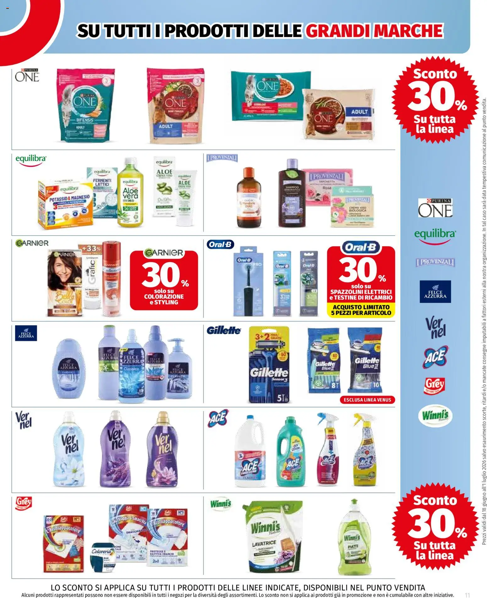 Volantino COOP del 18.06.2026 | Pagina: 11 | Prodotti: Saponetta, Lavatrice