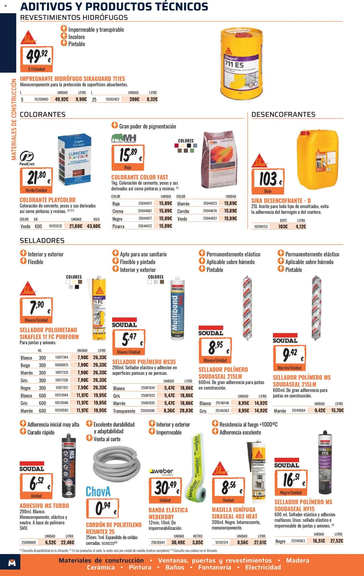 Obramat - Reformas Otono Imprenta Almacenes 14 Bormujos 2026 │ válido desde el 09/10/2026 | Página: 14 | Productos: Aceite, Crema, Puertas