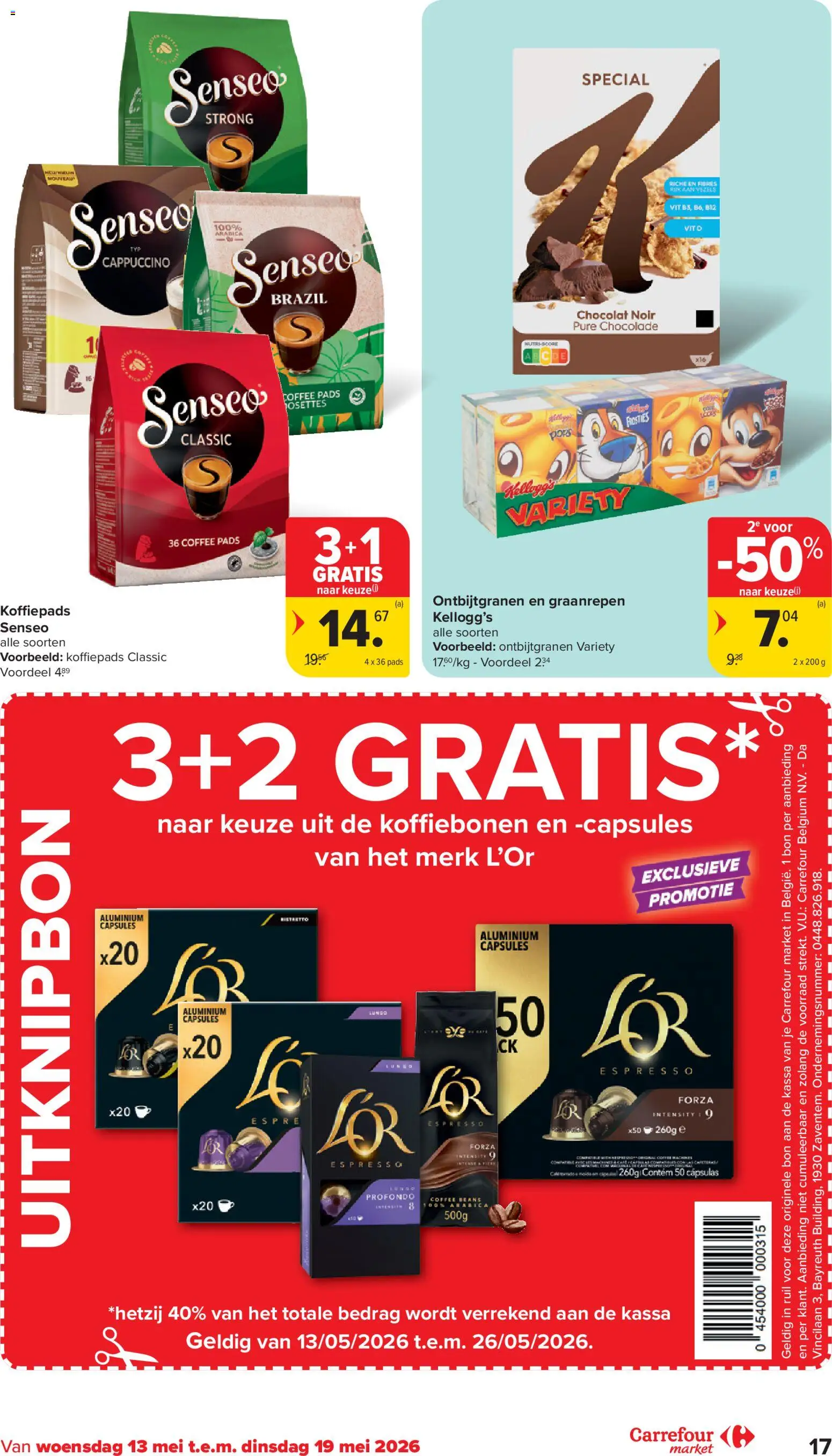 {H1} | Pagina: 17 | Producten: Pads, Koffiepads, Koffiebonen, Chocolade