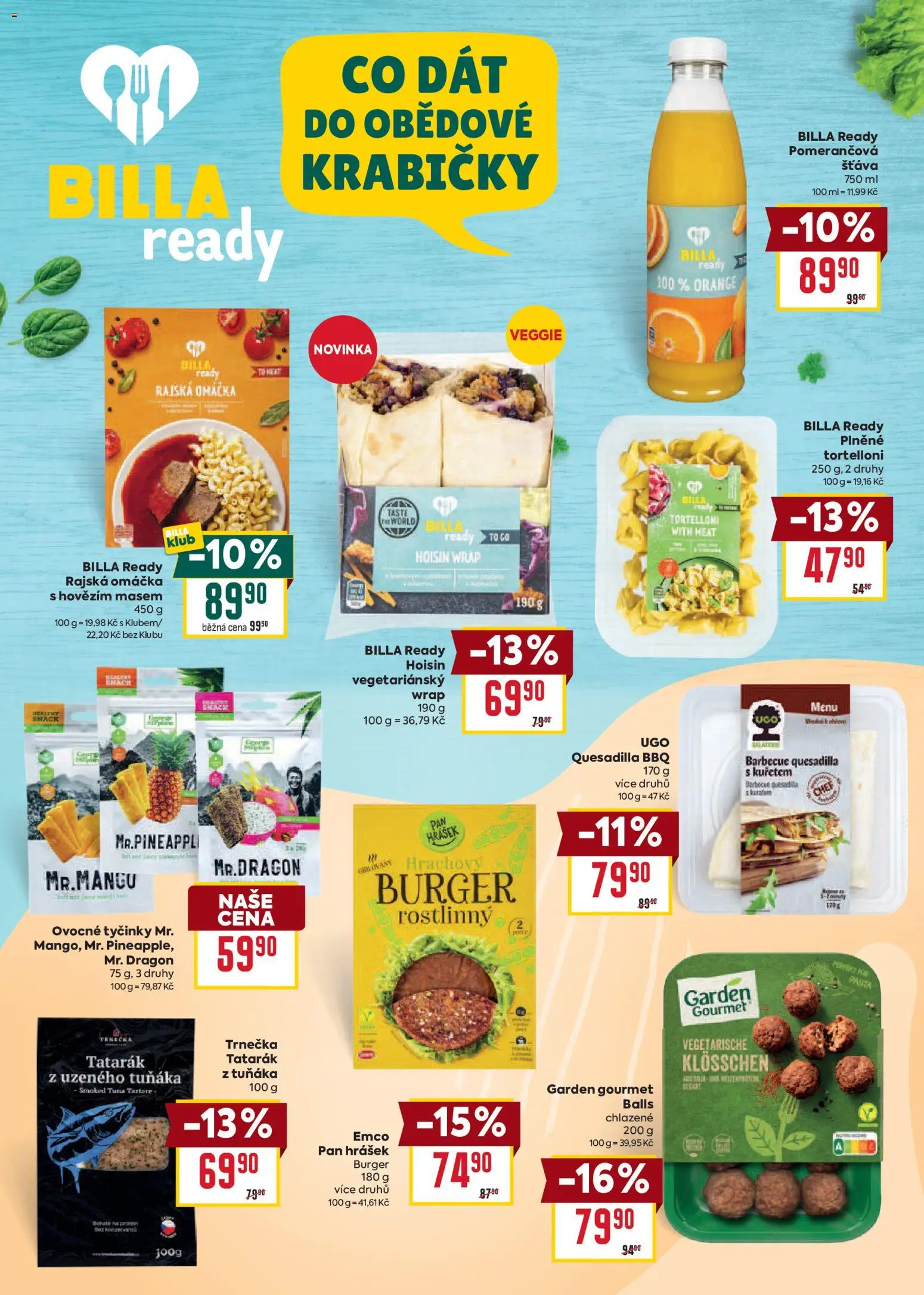 Billa leták - Na cestě za jedničkami od 05.08.2026 | Strana: 11 | Produkty: Veggie, Gourmet, Tyčinky, Krabičky