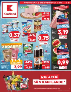 Kaufland leták platný od 21.05.2026