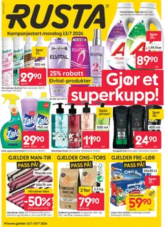 Forhåndsvisning av Rusta kundeavis gyldig fra 13/07/2026
