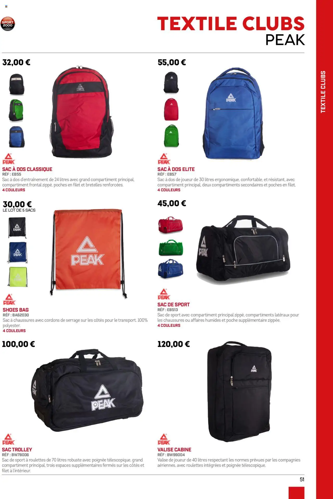 {H1} | Page: 51 | Produits: Joueur, Sac, Sac à dos, Valise