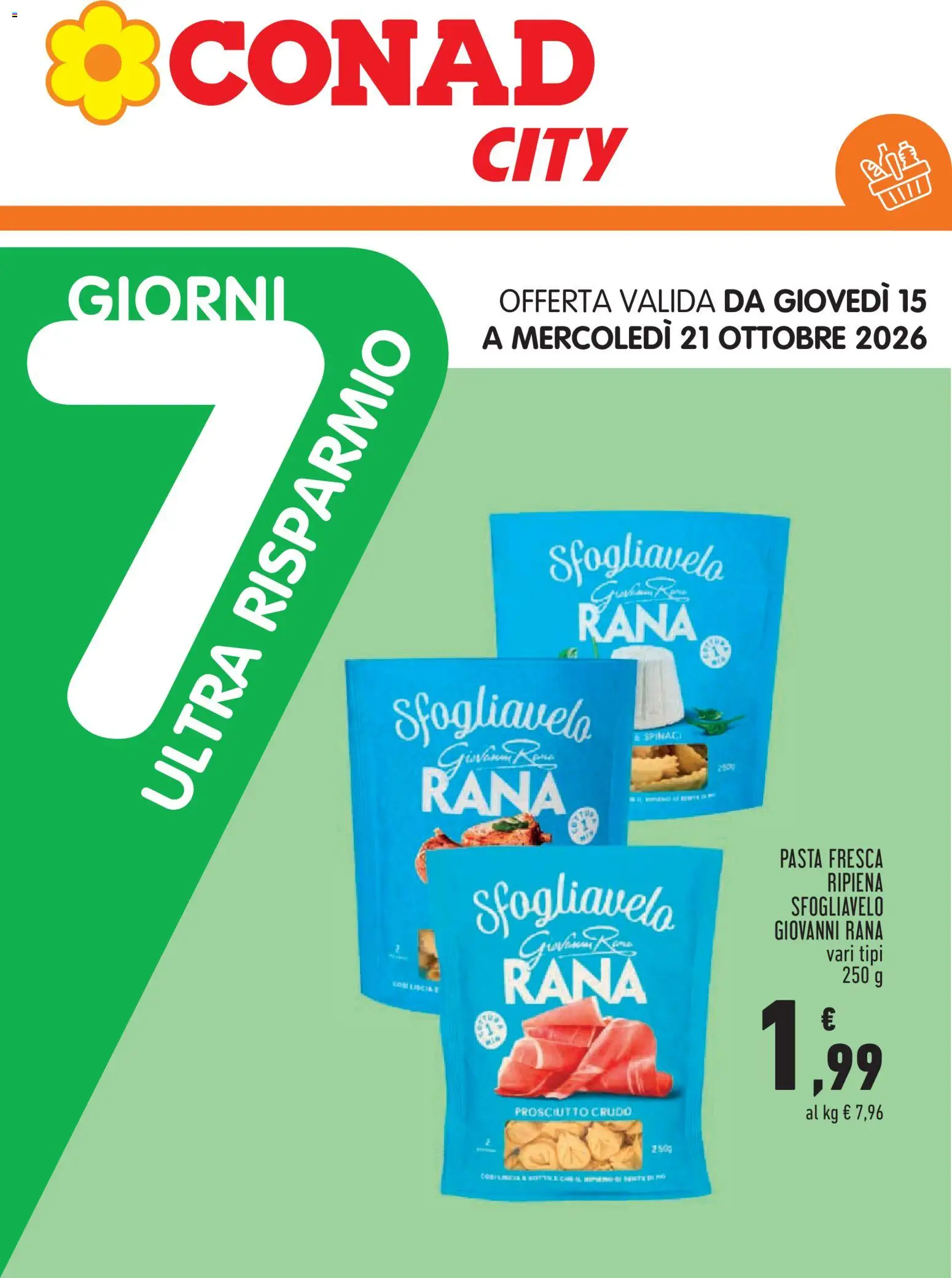 Volantino Conad del 08/10/2026 | Pagina: 17 | Prodotti: Prosciutto Crudo, Prosciutto, Pasta