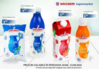 Ofertele Unicarm valabile de la 20.08.2026