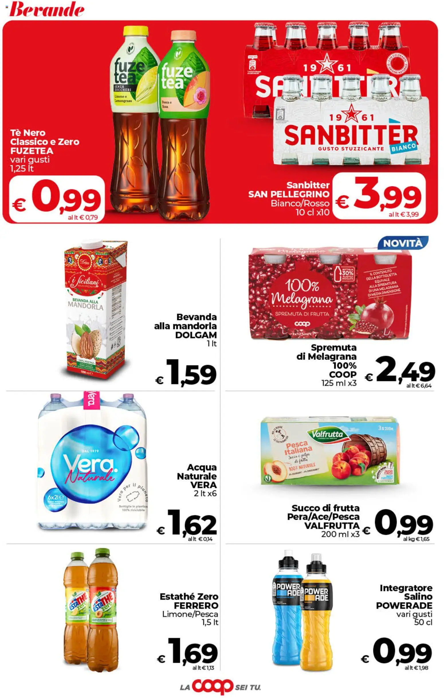 Volantino COOP del 19.05.2026 | Pagina: 37 | Prodotti: Succo, Acqua, Frutta, Succo di frutta