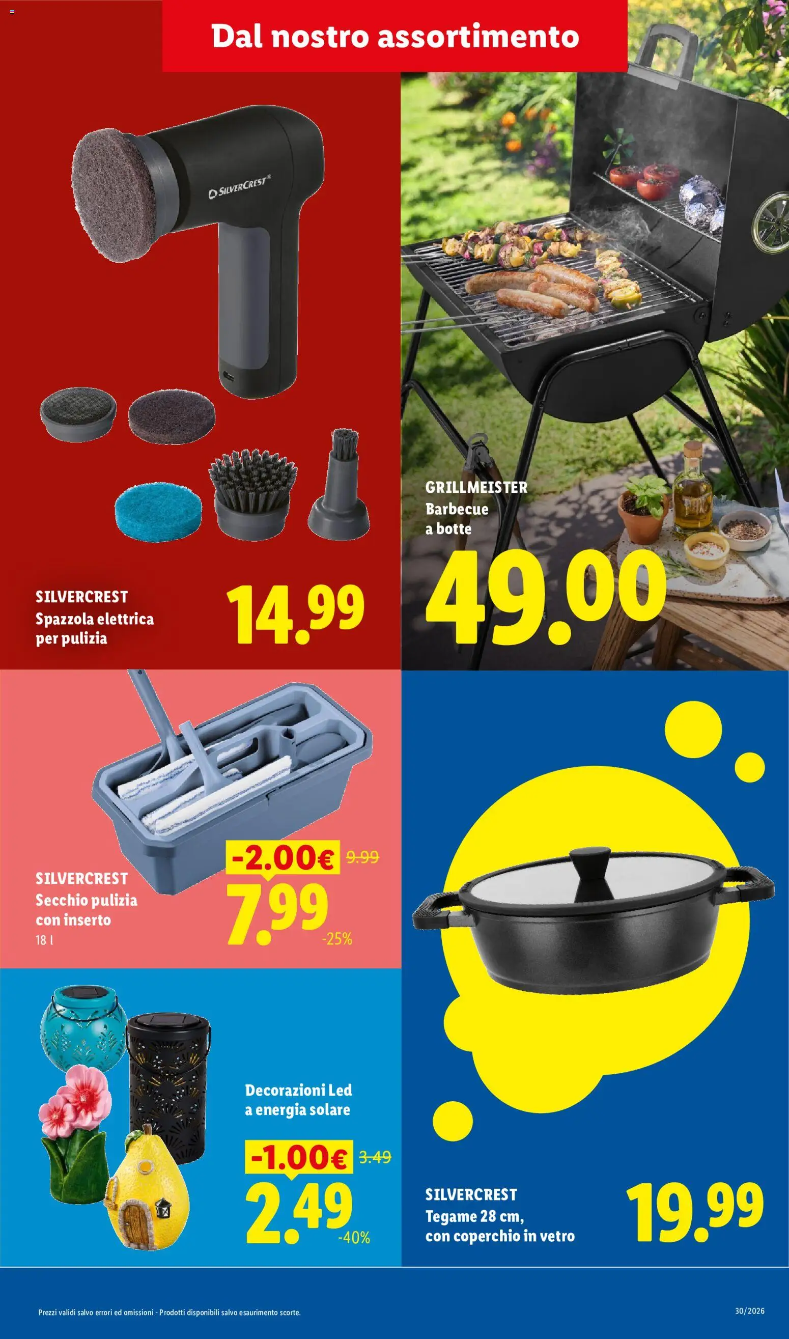 Volantino Lidl del 10/08/2026 | Pagina: 25 | Prodotti: Spazzola, Coperchio, Barbecue, Secchio