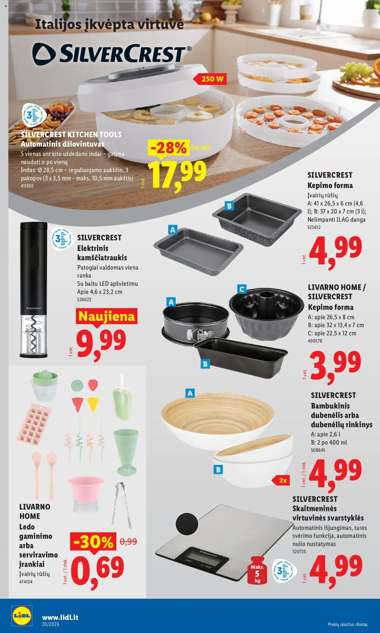 LIDL akcijos nuo 11.05.2026 | Puslapis: 24 | Prekių: Indai, Virtuvinės svarstyklės