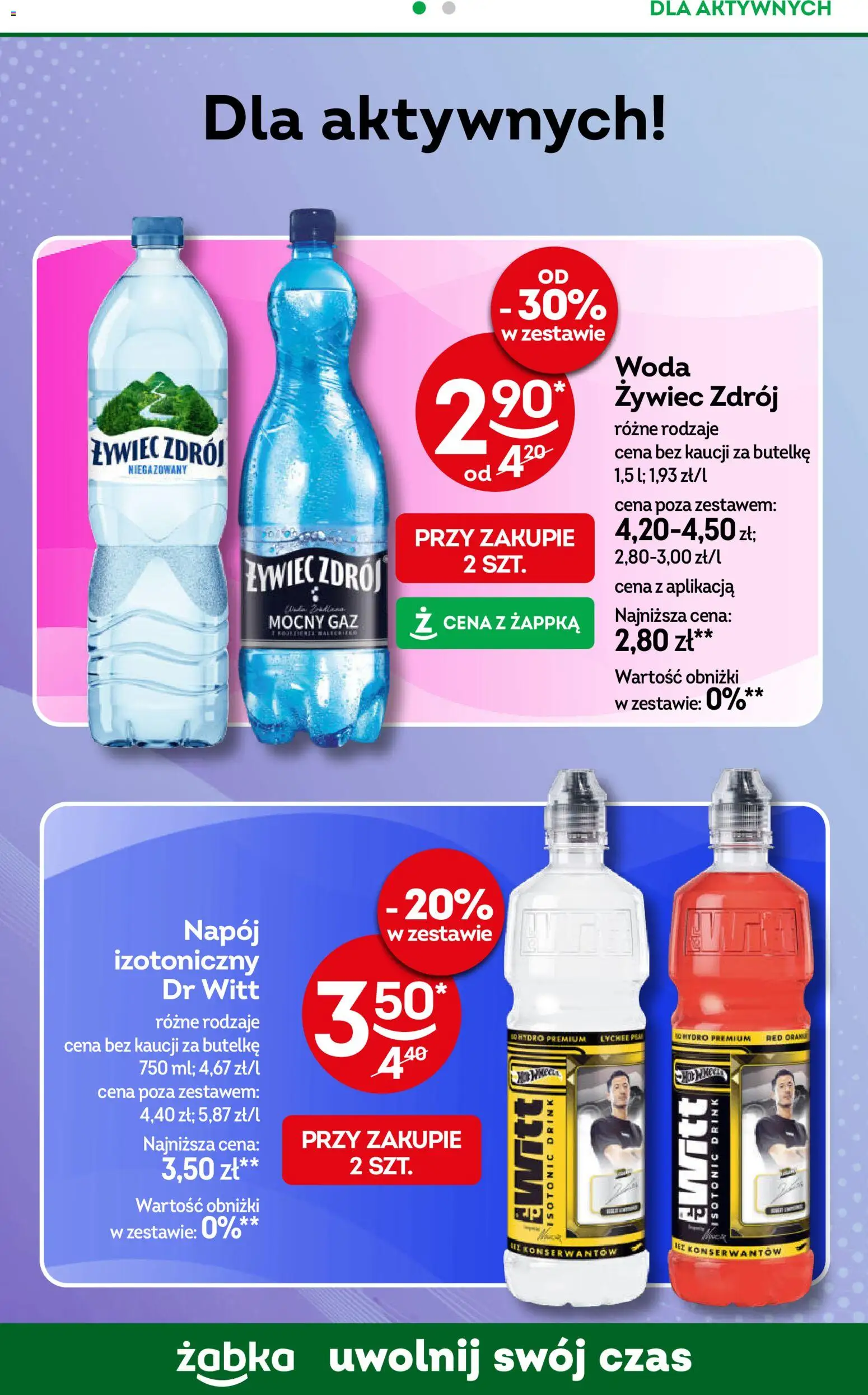 Żabka gazetka od 10.08.2026 | Strona: 80 | Produkty: Woda żywiec, Woda Żywiec Zdrój, Hot wheels, Woda