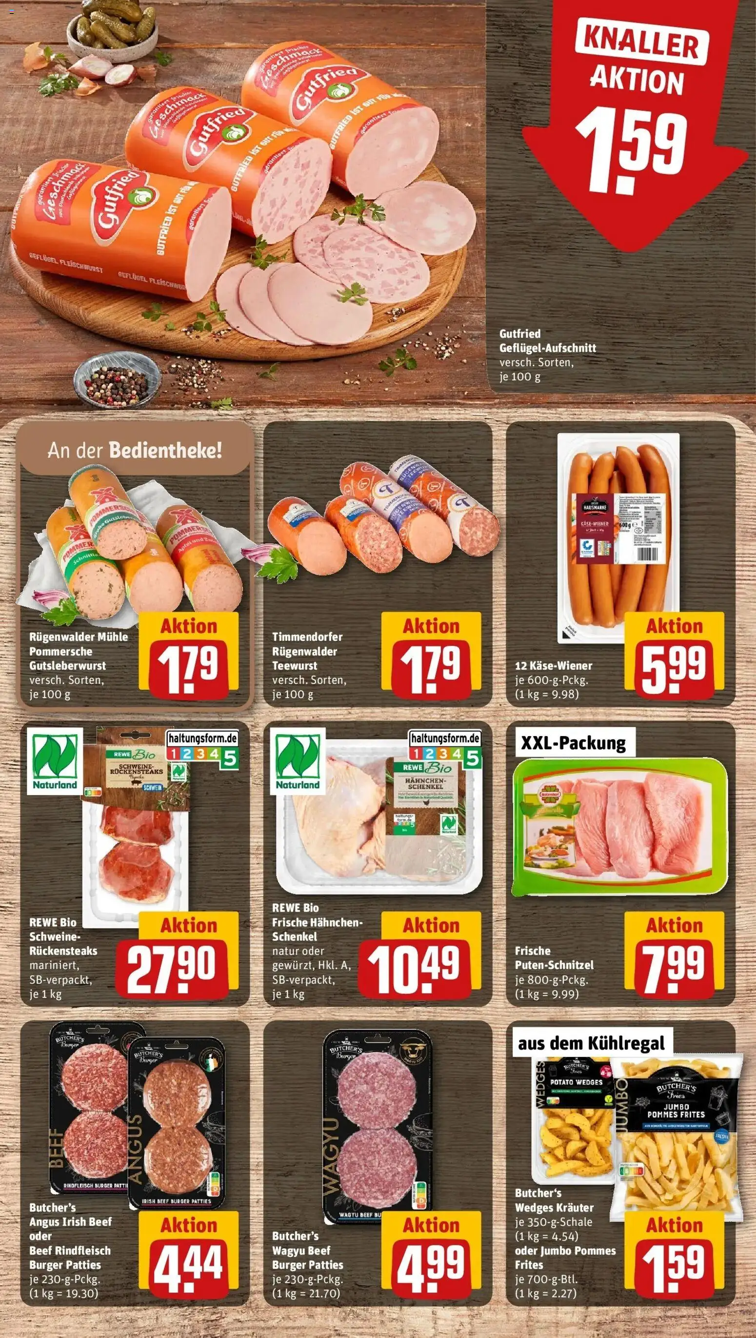 Rewe Prospekt Köln Altstadt-Süd	 – gültig ab 10.05.2026 | Seite: 8 | Produkte: Mühle, Hahnchen, Burger, Steak