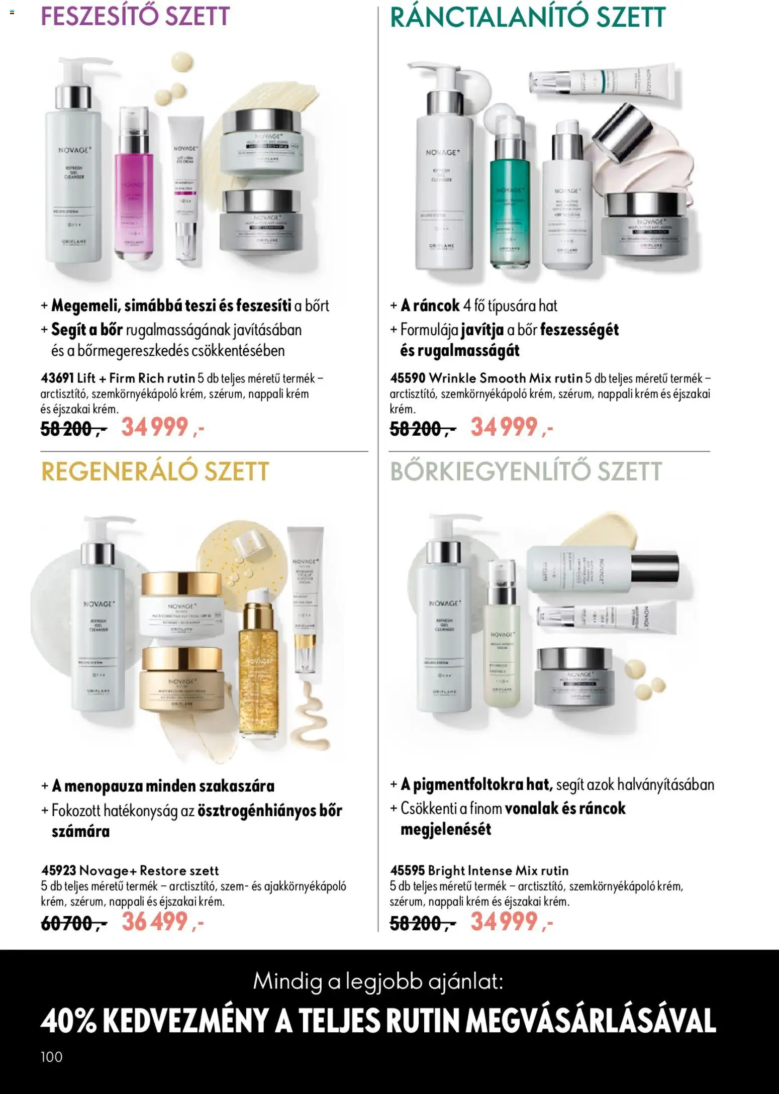 Oriflame akciós ujság - amely érvényes a következő dátumtól: 2026.07.08. | Oldal: 100 | Termékek: Szemkörnyékápoló, Bor
