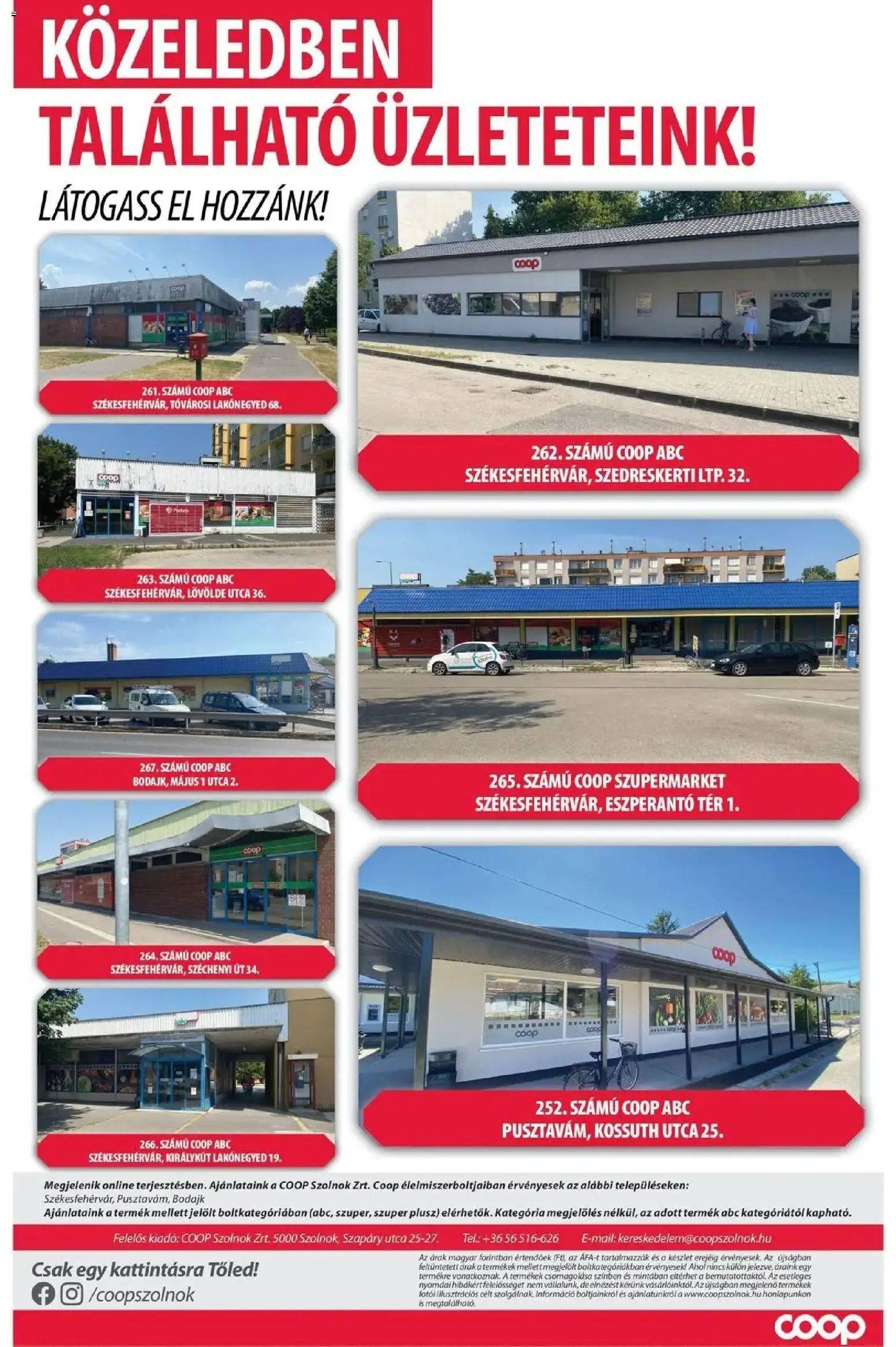 COOP Szolnok akciós ujság - amely érvényes a következő dátumtól: 2026.09.24. | Oldal: 7