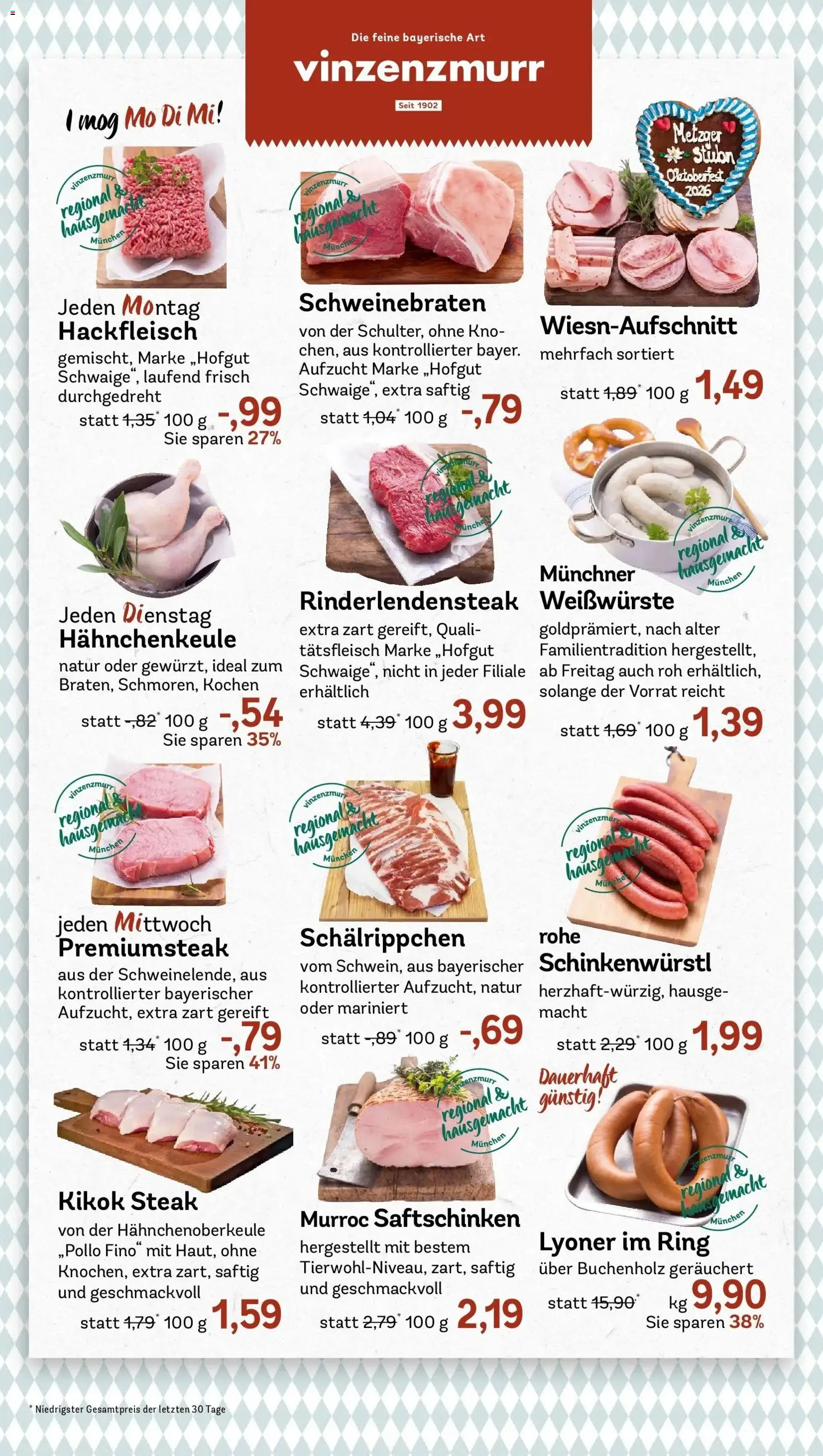 REWE Prospekt ab 28.09.2026 zum Blättern » Angebote | Seite: 16 | Produkte: Steak, Hackfleisch