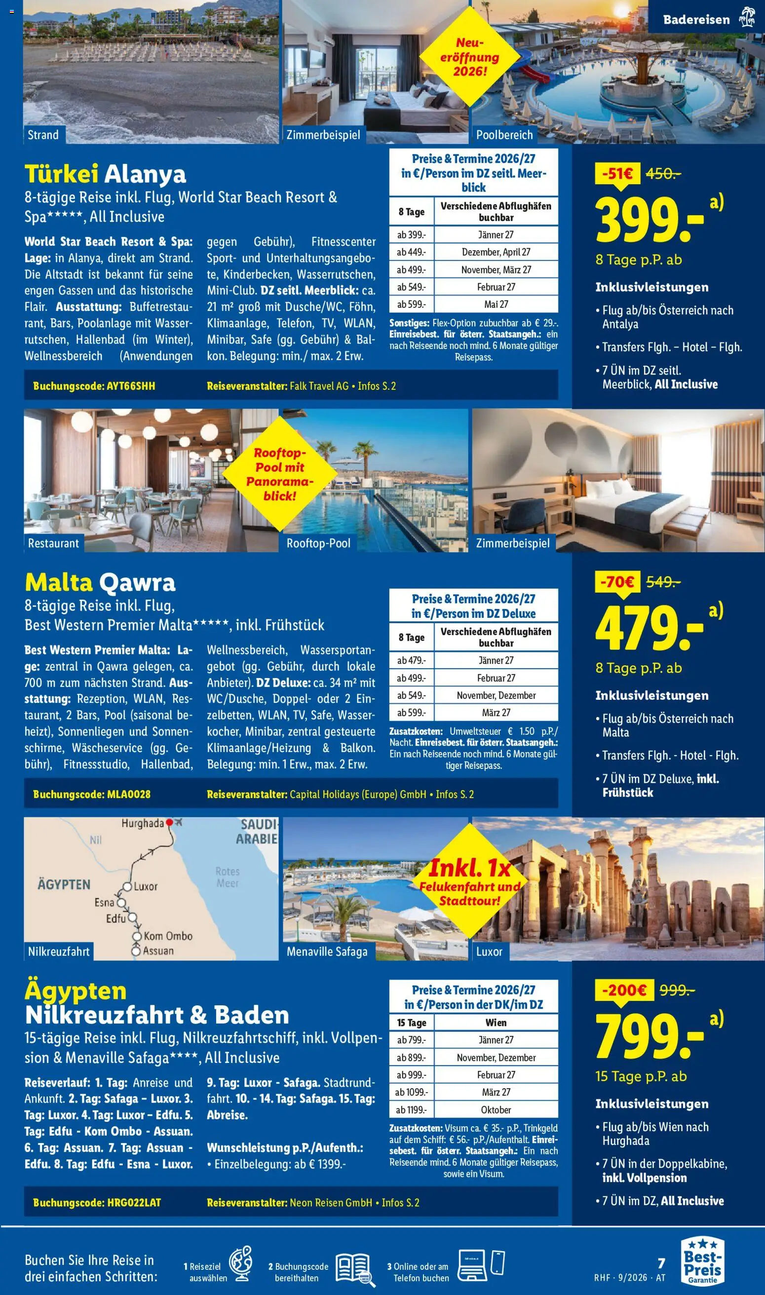 Lidl September Reise - Highlights gültig ab 31.08.2026 | Seite: 7 | Produkte: Wasser, Telefon