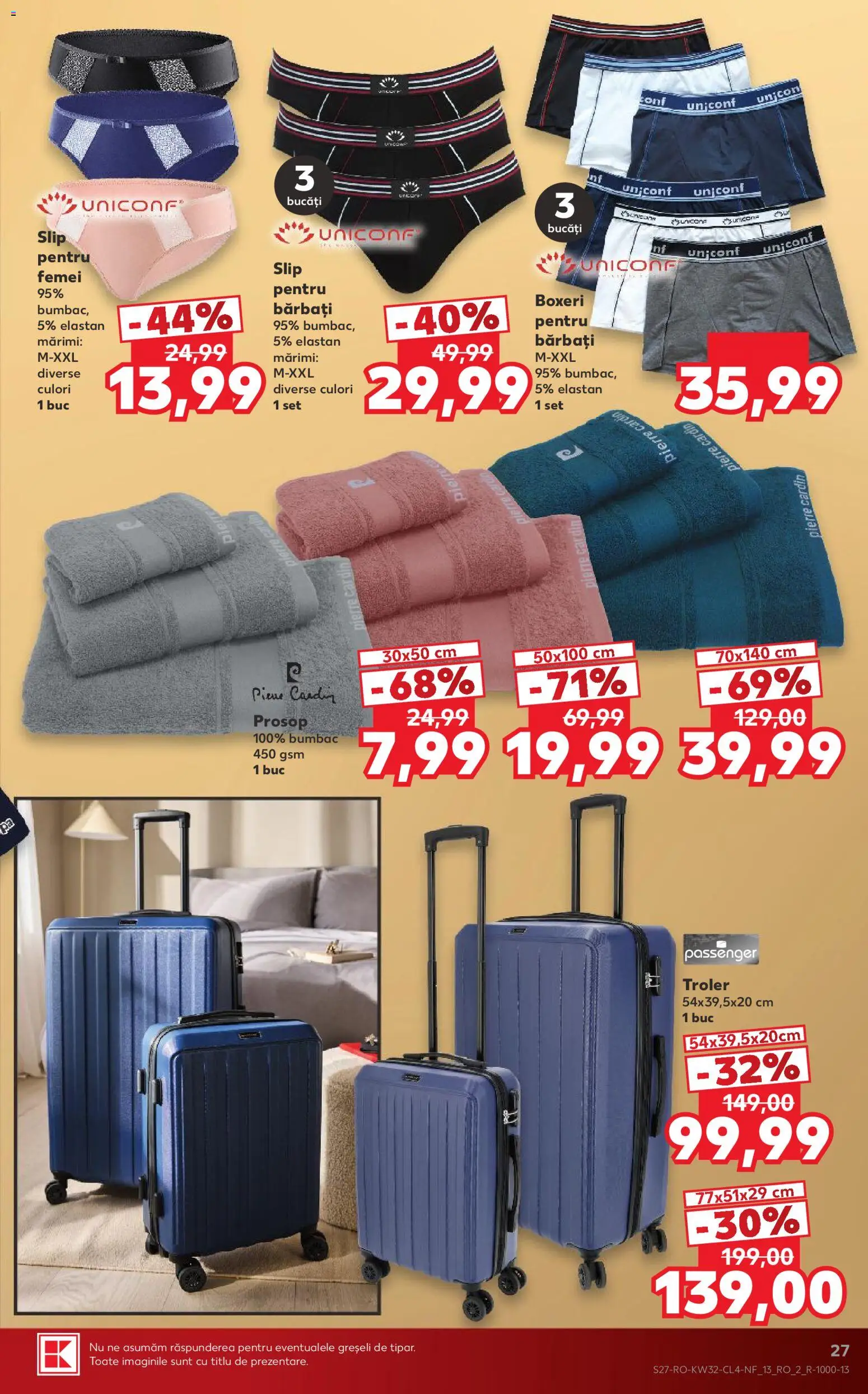 Noul catalog Kaufland – valabil de la 05.08.2026 | Pagină: 27 | Produse: Slip, Boxeri
