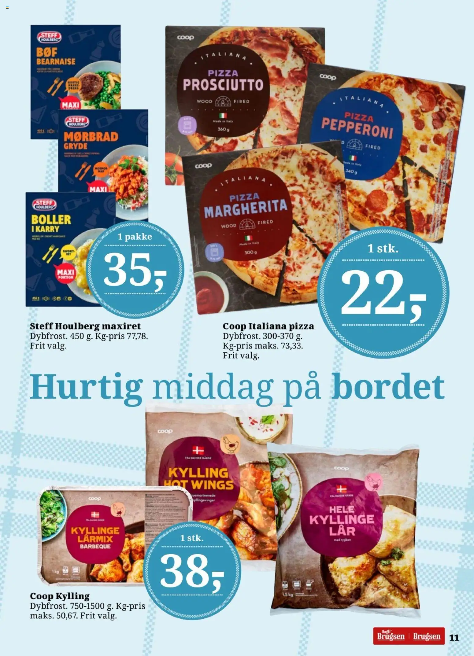 Dagli'Brugsen tilbudsavis – gyldig fra 05.06.2026 | Side: 12 | Produkter: Karry, Pizza