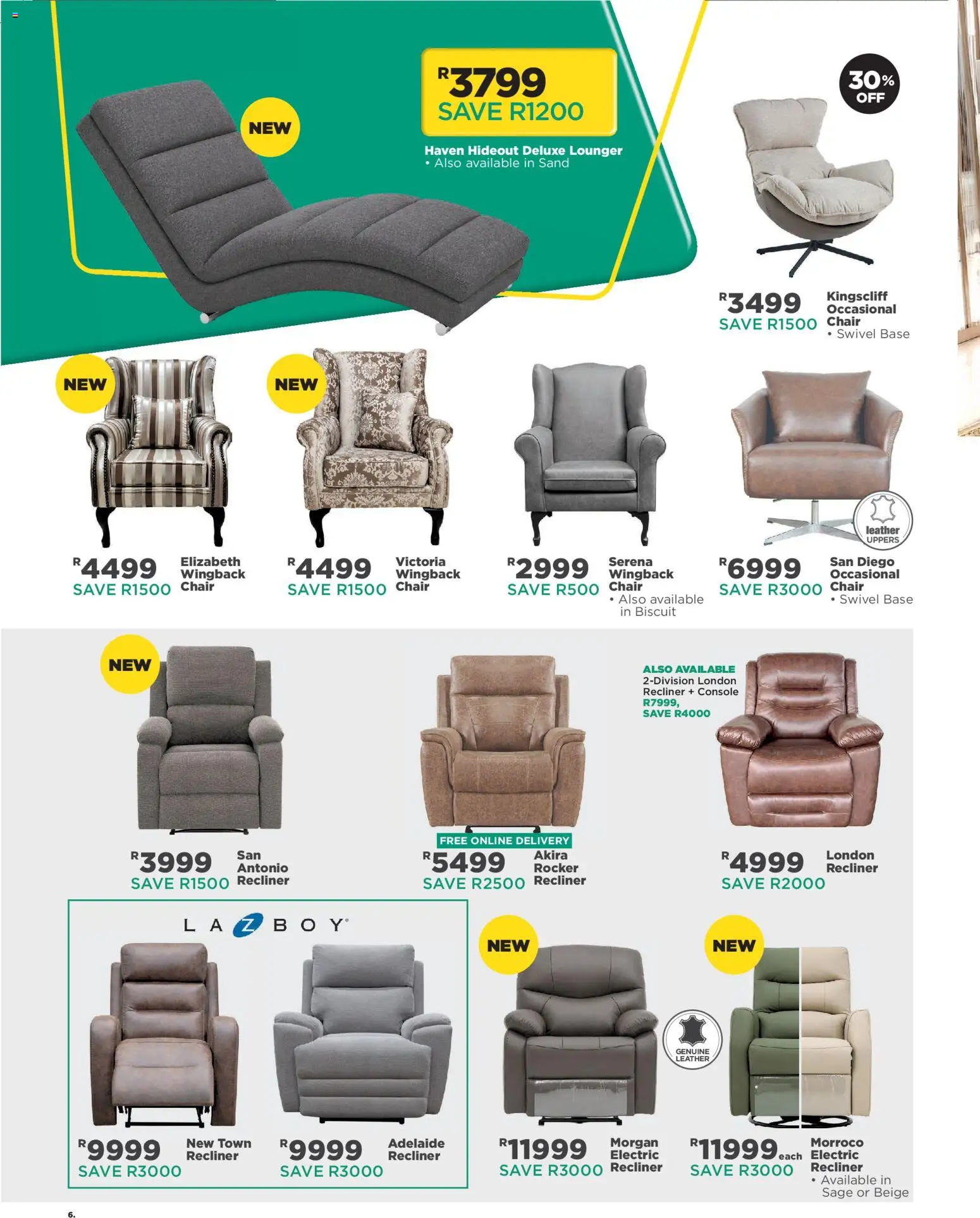 New House and Home catalogue – valid from 23/09/2026 | Page: 6 | Products: Chair