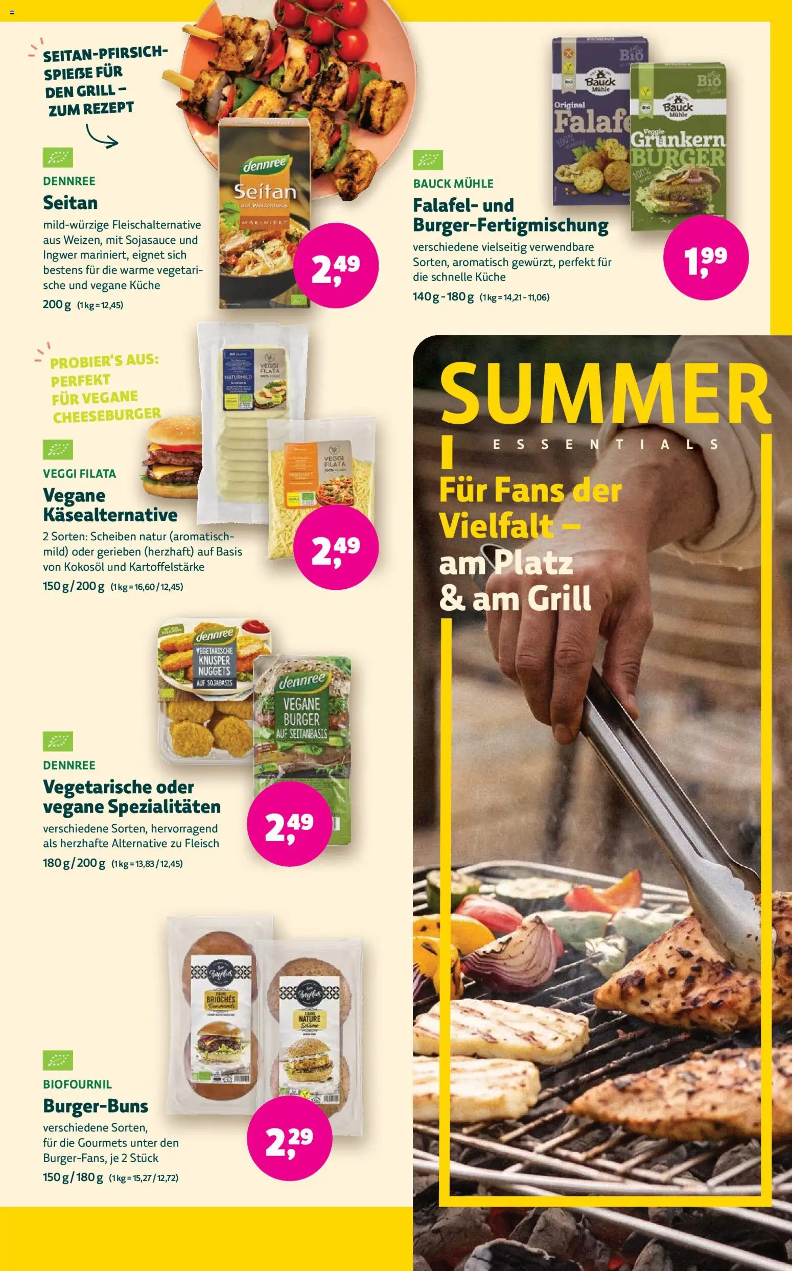 BioMarkt Prospekt – gültig ab 03.06.2026 | Seite: 9 | Produkte: Mühle, Küche, Burger, Fleisch