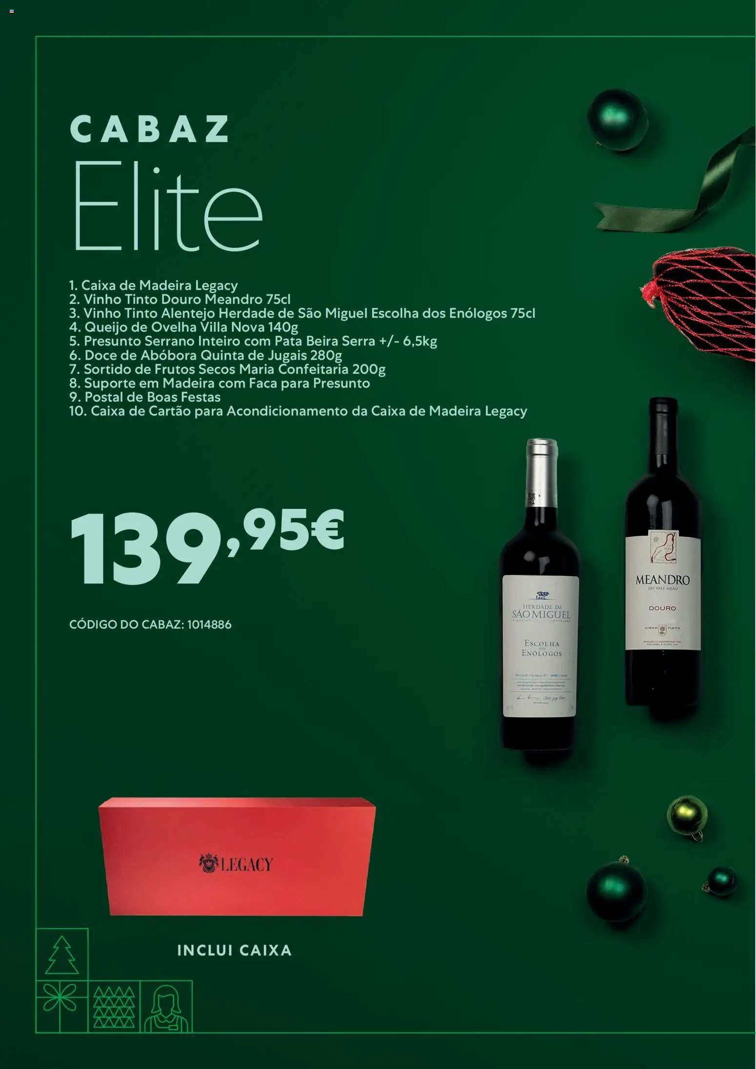 Recheio Catálogo Cabazes Natal │ válido de 22/09/2026 | Página: 20 | Produtos: Queijo, Presunto, Vinho, Abóbora