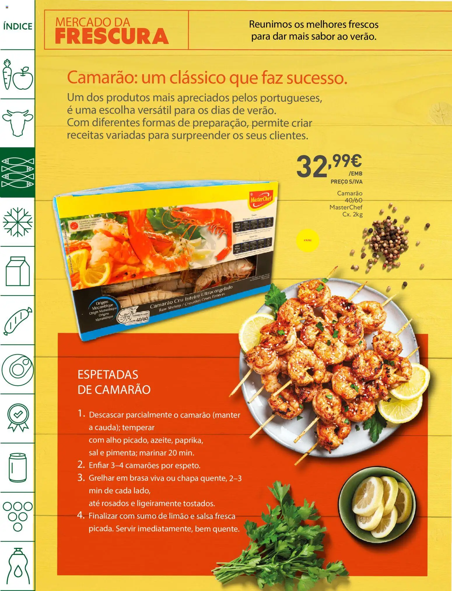 Recheio Horeca Madeira │ válido de 14/07/2026 | Página: 6 | Produtos: Camarão, Sal, Sumo