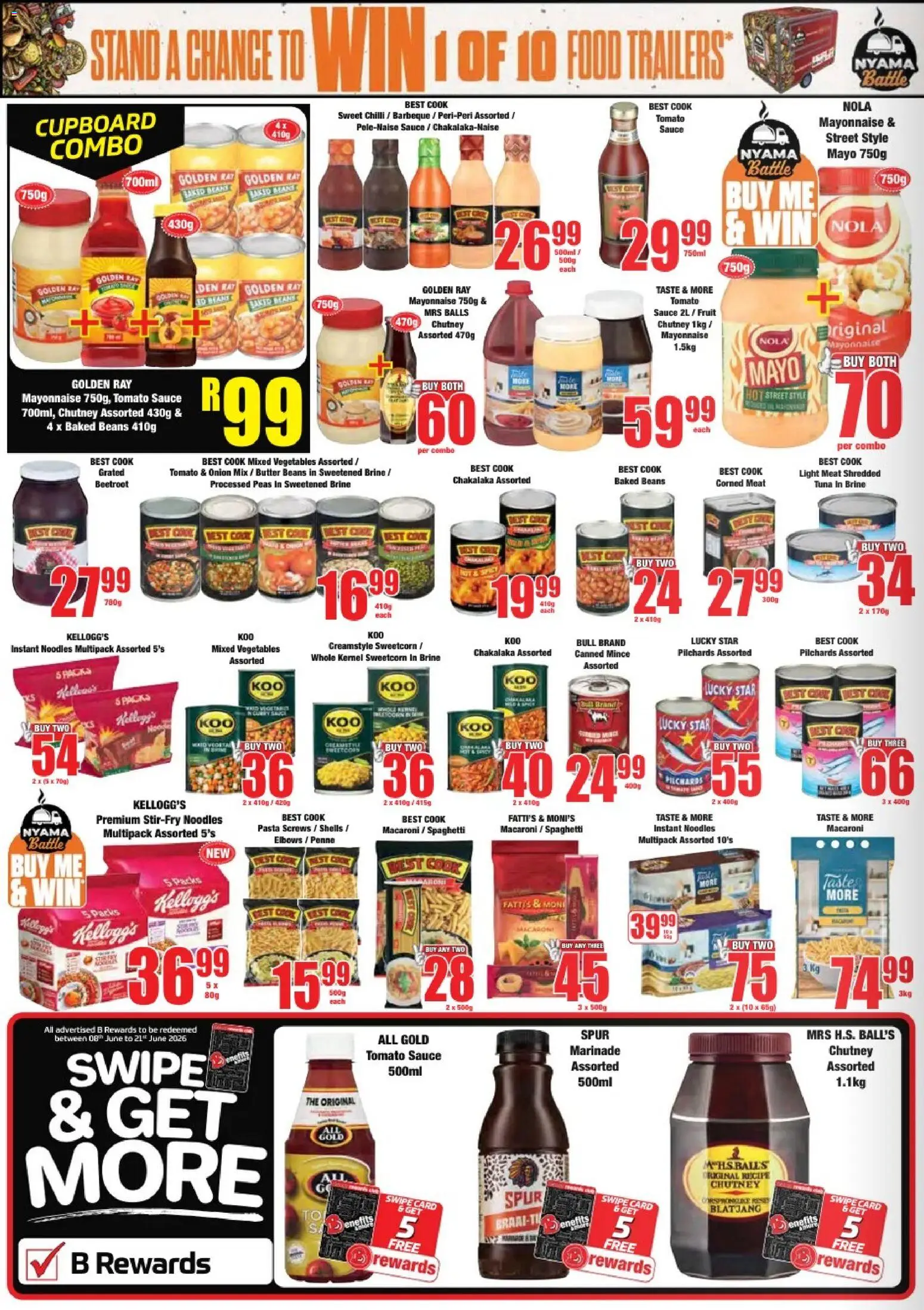 New Boxer catalogue – valid from 25.05.2026 | Page: 8 | Products: Beans, Chutney, Light, Tomato sauce