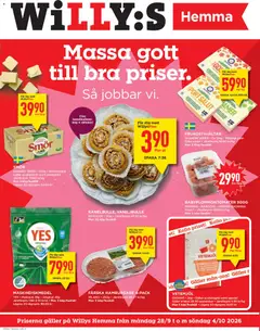 Willys erbjudanden Hemma - Förhandsvisning av reklamblad från butik Willys aktuell från 28/09/2026