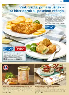 Bofrost katalog akcije – veljaven od 04.03.2026 | Stran: 75 | Izdelki: Oslič, Teza, Tuna, Ribe