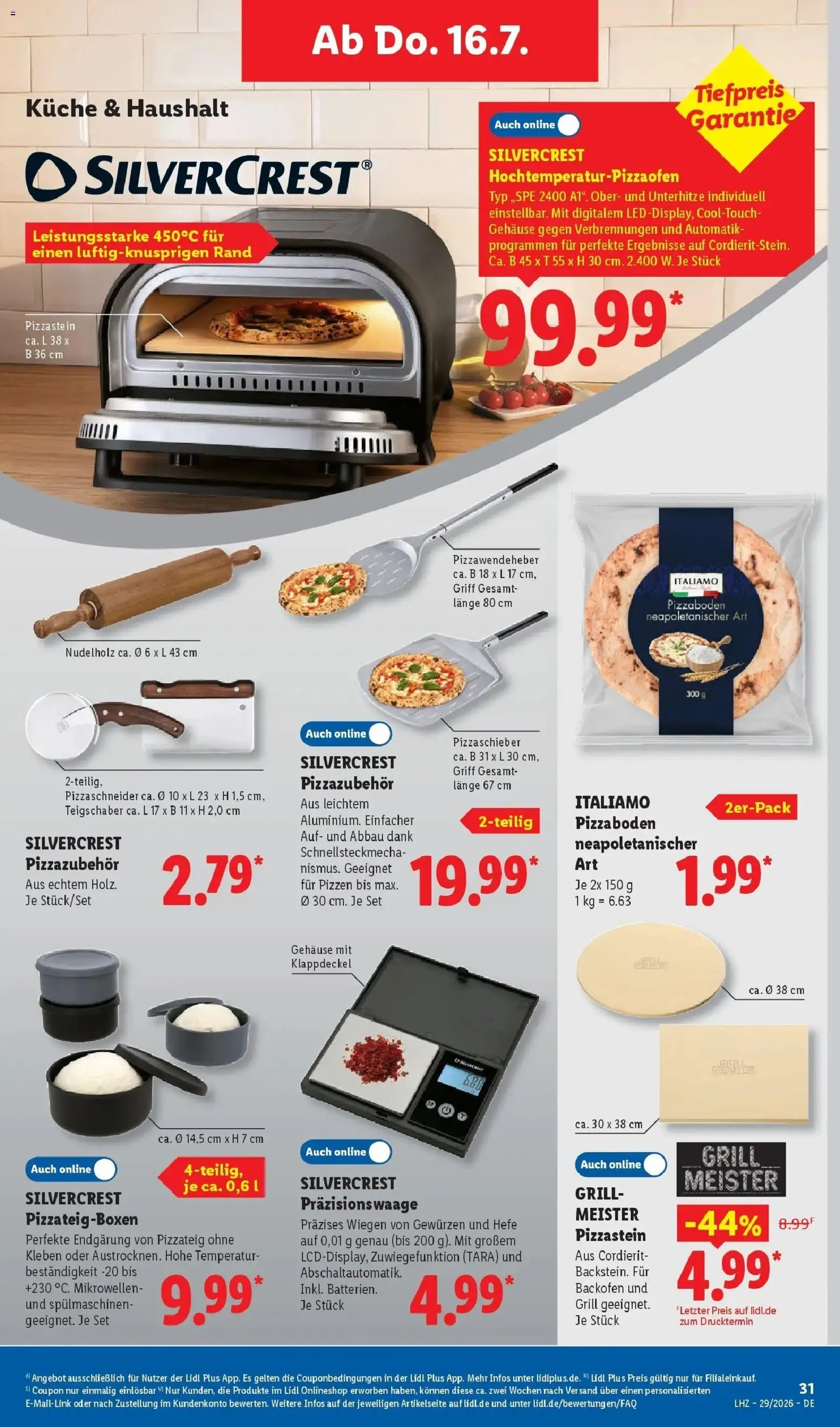 Lidl Prospekt Künzell – gültig ab 13.07.2026 | Seite: 55 | Produkte: Grill, Küche, Backofen, Pizza