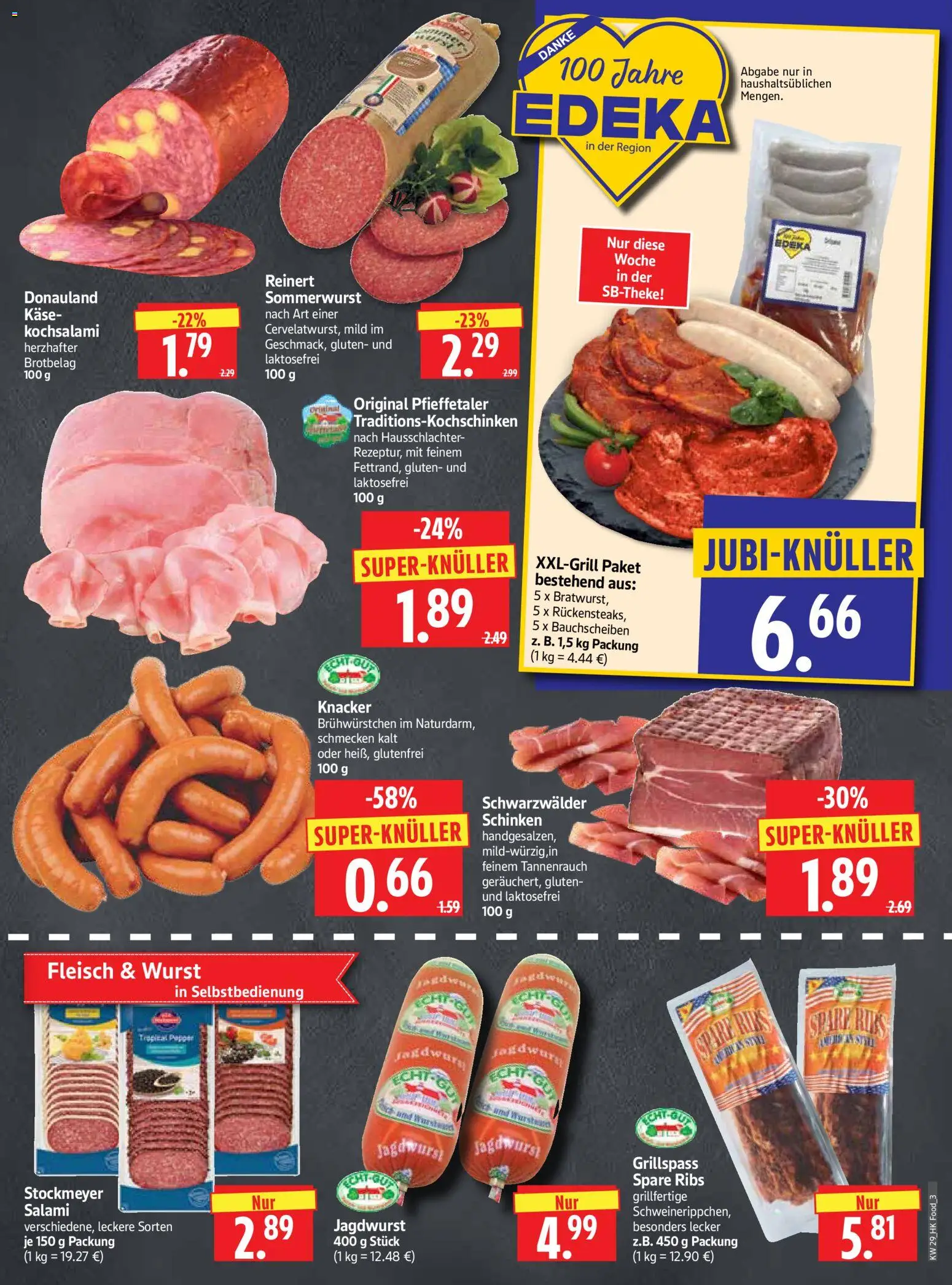 HERKULES Prospekt – gültig ab 13.07.2026 | Seite: 3 | Produkte: Käse, Salami, Schinken, Fleisch