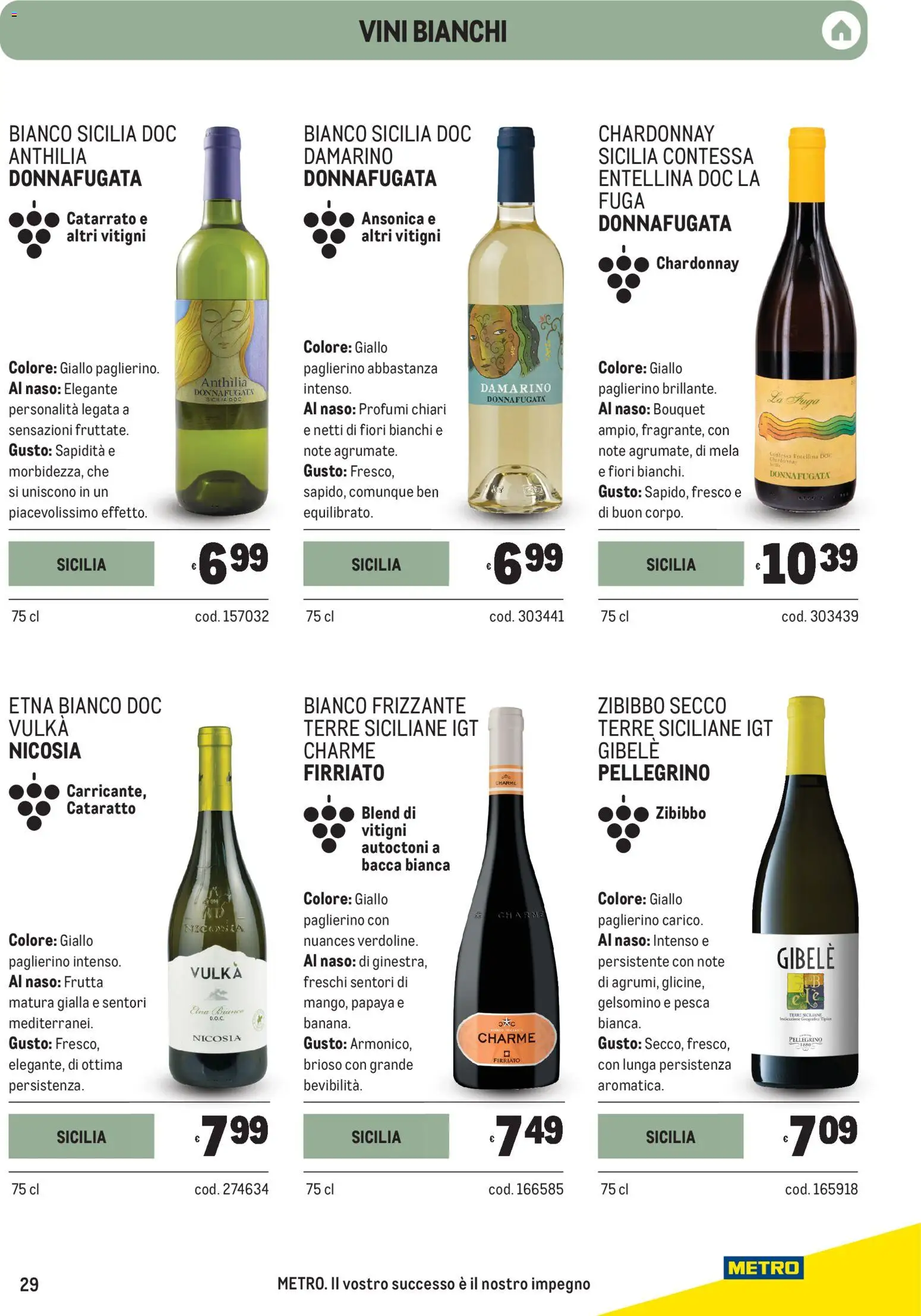 Volantino Metro del 24/09/2026 | Pagina: 29 | Prodotti: Frutta, Pesca, Fiori, Profumi
