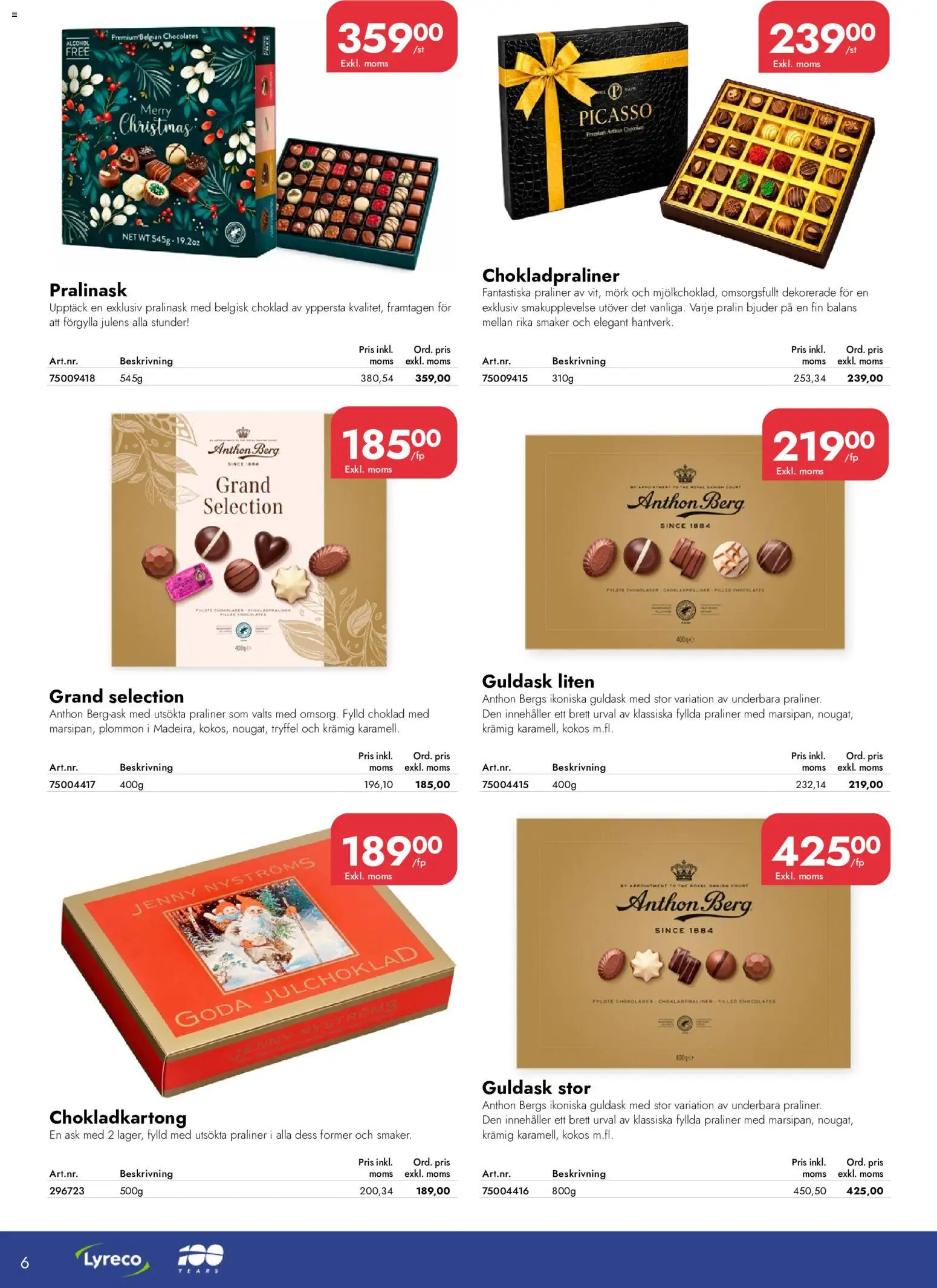 Lyreco reklamblad aktuell från 16/09/2026 | Sida: 6 | Produkter: Kokos, Plommon, Choklad