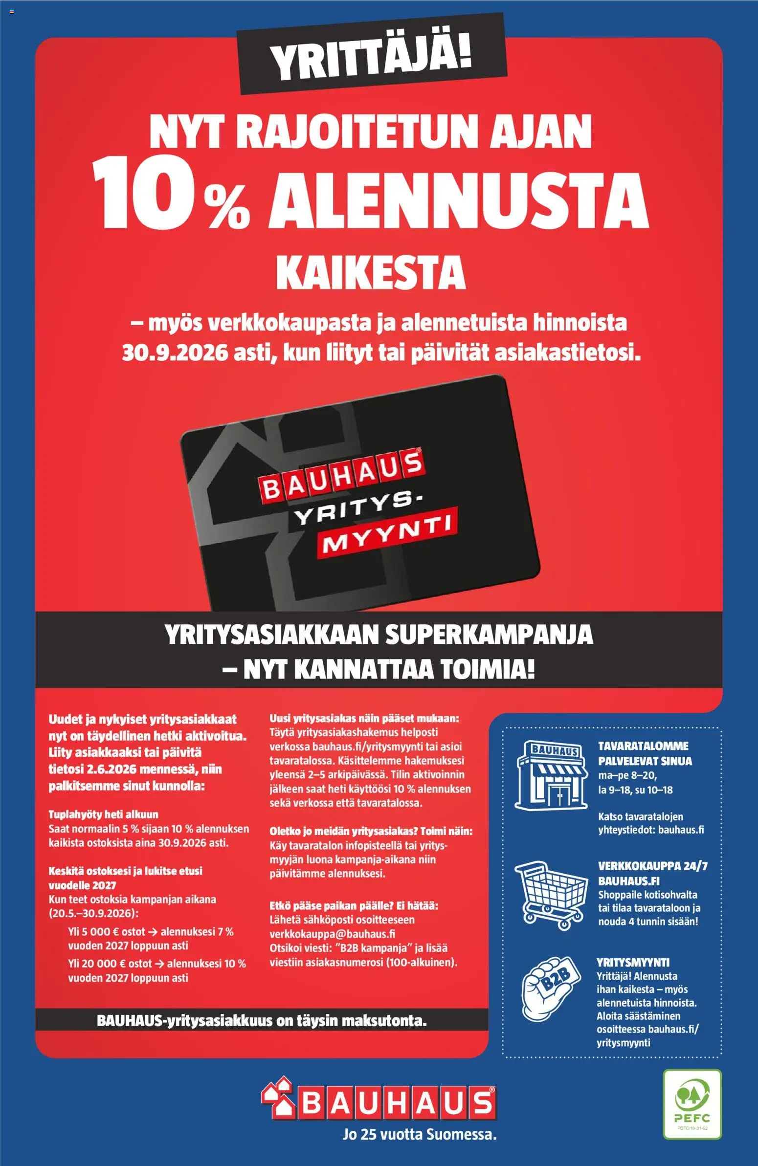 Bauhaus tarjoukset – voimassa 20.05.2026 alkaen | Sivu: 24