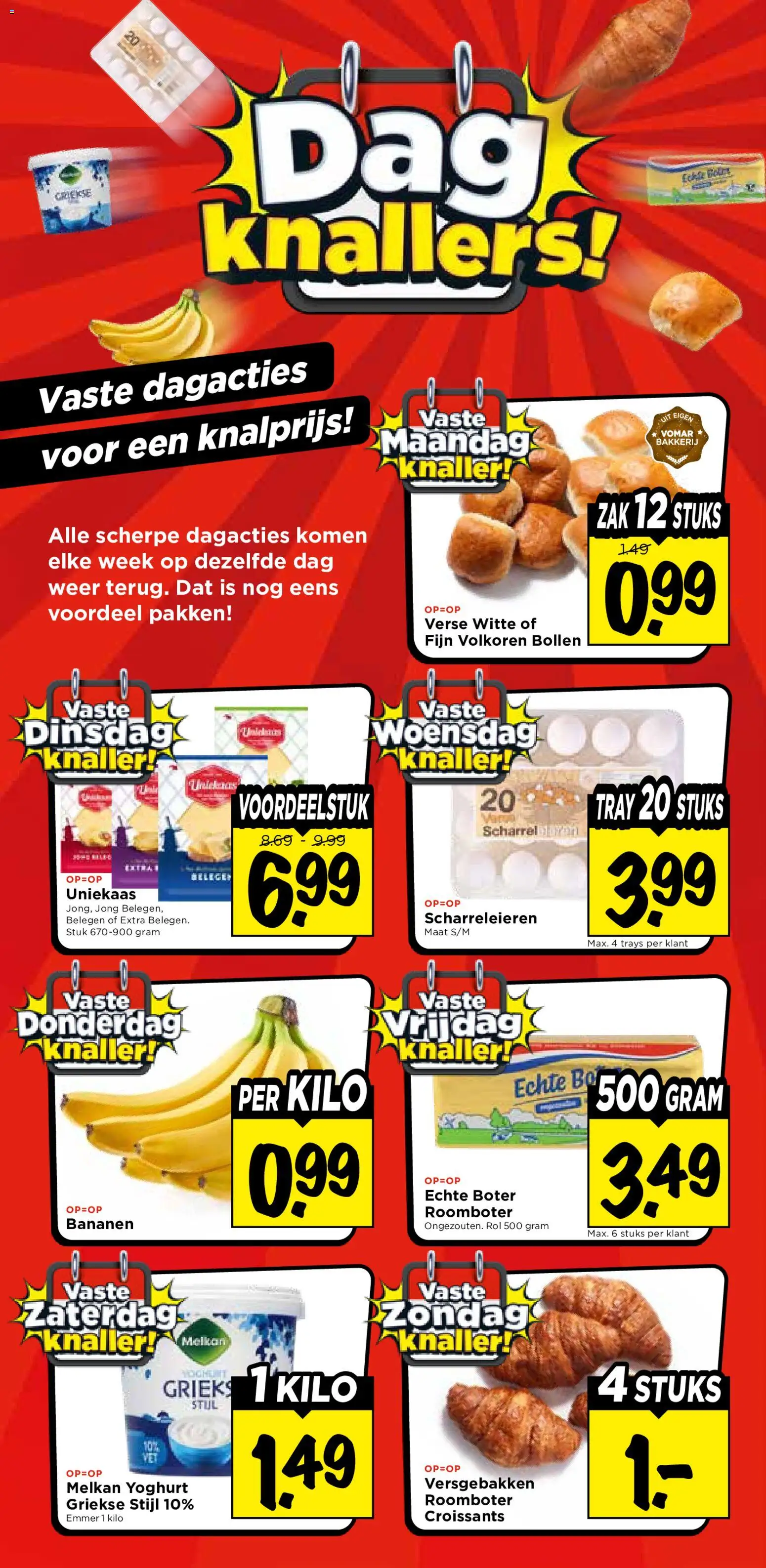 {H1} | Pagina: 18 | Producten: Yoghurt, Roomboter, Zak, Bakkerij
