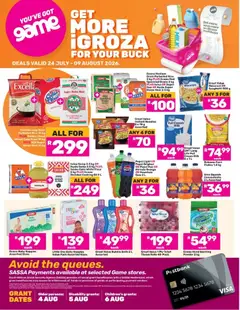 Game specials catalogue – valid from 24/07/2026